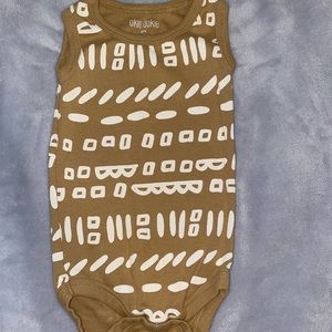 Tan onesie
